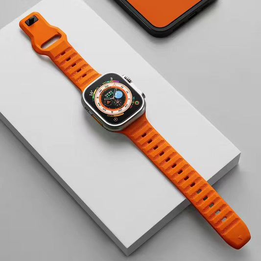 Multicolor Fluororubber Band For Apple Watch