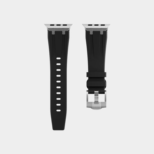 New AP Metal Head Silicone Band For Apple Watch