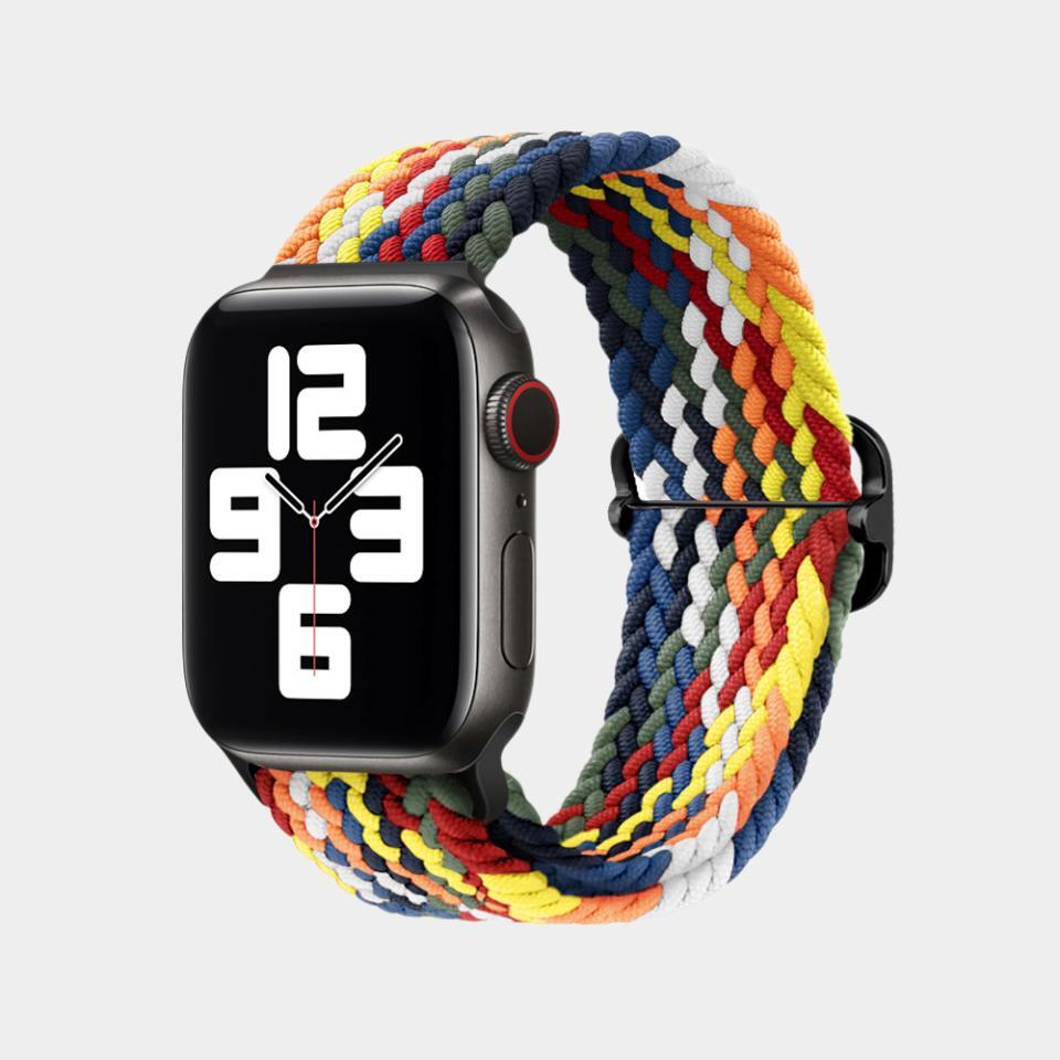 Adjustable Nylon Braided Band For Apple Watch