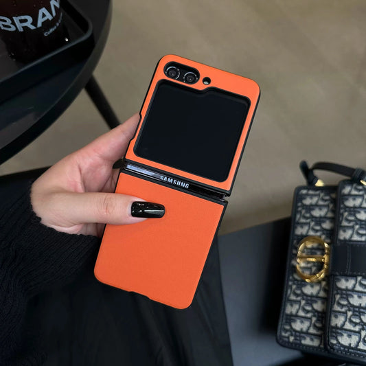 luxury leather Phone Case For Samsung Galaxy Z Flip 5/4/3
